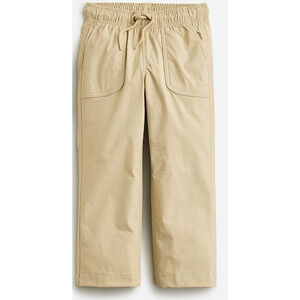 NWT J Crew Boys Active Dock Pant 8 Tan Pull On Chino Khaki BX098 crewcuts